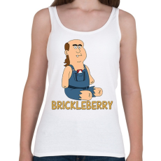 PRINTFASHION Brickleberry: Jim - Női atléta - Fehér