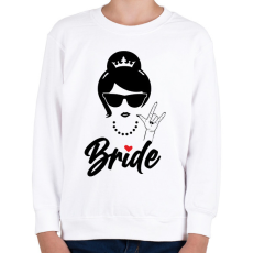 PRINTFASHION Bride 2 - Gyerek pulóver - Fehér