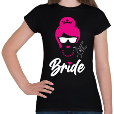 PRINTFASHION Bride fehér - Női póló - Fekete