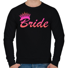 PRINTFASHION Bride - Férfi pulóver - Fekete