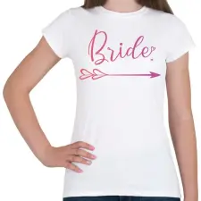 PRINTFASHION Bride Menyasszony - Női póló - Fehér női póló