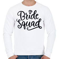 PRINTFASHION Bride Squad - Férfi pulóver - Fehér férfi pulóver, kardigán