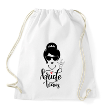 PRINTFASHION Bride Team 1 - Sportzsák, Tornazsák - Fehér tornazsák