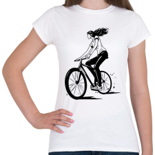PRINTFASHION Bringás lány - Női póló - Fehér női póló