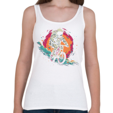 PRINTFASHION Bringás űrhajós - Női atléta - Fehér