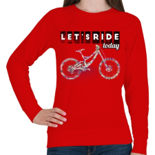 PRINTFASHION Bringázzunk - Női pulóver - Piros női pulóver, kardigán