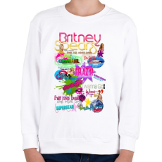 PRINTFASHION britney dreams - Gyerek pulóver - Fehér