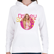 PRINTFASHION britney-fantasy2 - Női kapucnis pulóver - Fehér női pulóver, kardigán