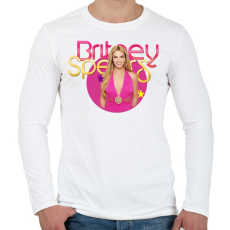 PRINTFASHION britney-fantasy - Férfi hosszú ujjú póló - Fehér