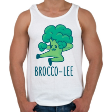PRINTFASHION Brocco Lee - Férfi atléta - Fehér atléta, trikó