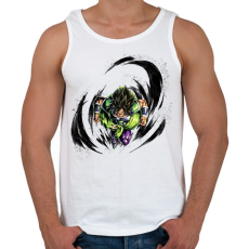 PRINTFASHION Broly - Férfi atléta - Fehér
