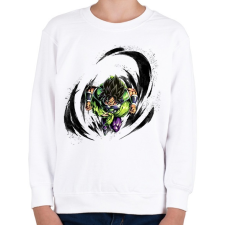 PRINTFASHION Broly - Gyerek pulóver - Fehér gyerek pulóver, kardigán