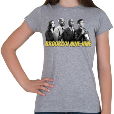 PRINTFASHION Brooklyn Nine-nine B&W - Női póló - Sport szürke női póló