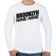 PRINTFASHION Brooklyn Nine-Nine - Férfi hosszú ujjú póló - Fehér férfi póló