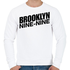 PRINTFASHION Brooklyn Nine-Nine - Férfi pulóver - Fehér