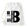 PRINTFASHION Brooklyn premium quality 89 - Sportzsák, Tornazsák - Fehér