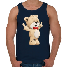 PRINTFASHION Brumi - Férfi atléta - Sötétkék