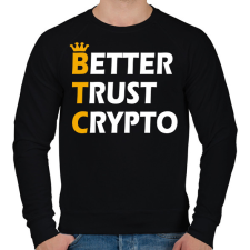 PRINTFASHION BTC - Férfi pulóver - Fekete férfi pulóver, kardigán