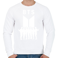 PRINTFASHION BTS 02 - Férfi pulóver - Fehér