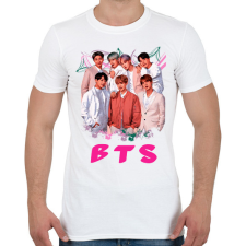 PRINTFASHION BTS 2 - Férfi póló - Fehér férfi póló