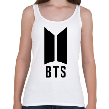 PRINTFASHION BTS black - Női atléta - Fehér női trikó