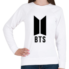 PRINTFASHION BTS black - Női pulóver - Fehér