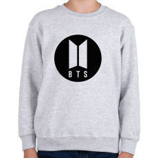 PRINTFASHION BTS - Gyerek pulóver - Sport szürke
