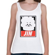 PRINTFASHION BTS JIN - Női atléta - Fehér
