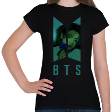 PRINTFASHION bts-Jungkook - Női póló - Fekete