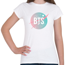 PRINTFASHION BTS NASA - Női póló - Fehér női póló