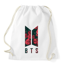 PRINTFASHION BTS - Sportzsák, Tornazsák - Fehér tornazsák