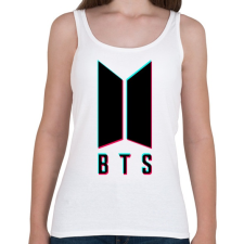 PRINTFASHION BTS TikTok - Női atléta - Fehér női trikó