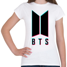 PRINTFASHION BTS TikTok - Női póló - Fehér