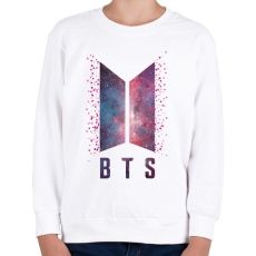 PRINTFASHION BTS Universe - Gyerek pulóver - Fehér