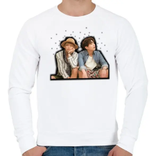 PRINTFASHION BTS // Vkook - Férfi pulóver - Fehér férfi pulóver, kardigán
