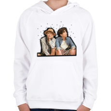 PRINTFASHION BTS // Vkook - Gyerek kapucnis pulóver - Fehér
