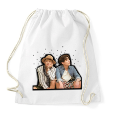 PRINTFASHION BTS // Vkook - Sportzsák, Tornazsák - Fehér tornazsák