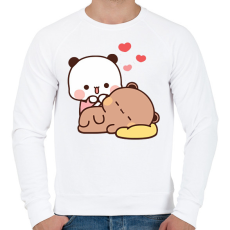 PRINTFASHION bubuanddudu - Férfi pulóver - Fehér