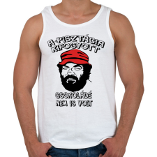 PRINTFASHION Bud Spencer 01 - Férfi atléta - Fehér atléta, trikó