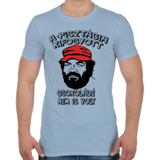 PRINTFASHION Bud Spencer 01 - Férfi póló - Világoskék férfi póló
