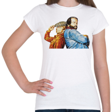 PRINTFASHION Bud Spencer and Terence Hill - Női póló - Fehér