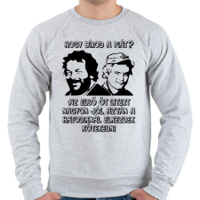 PRINTFASHION Bud Spencer és Terence Hill (Hogy bírod a piát?) - Férfi pulóver - Sport szürke férfi pulóver, kardigán