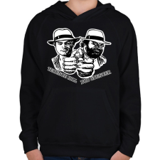 PRINTFASHION Bud Spencer és Ternce Hill - Gyerek kapucnis pulóver - Fekete gyerek pulóver, kardigán