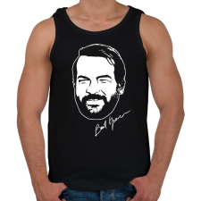 PRINTFASHION Bud Spencer - Férfi atléta - Fekete atléta, trikó