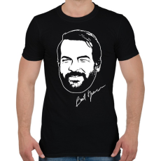 PRINTFASHION Bud Spencer - Férfi póló - Fekete