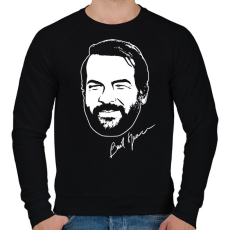 PRINTFASHION Bud Spencer - Férfi pulóver - Fekete