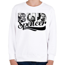 PRINTFASHION Bud Spencer fotós - Gyerek pulóver - Fehér gyerek pulóver, kardigán