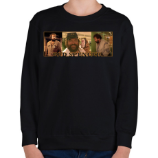 PRINTFASHION Bud Spencer  - Gyerek pulóver - Fekete