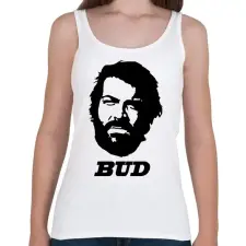 PRINTFASHION Bud Spencer - Női atléta - Fehér női trikó