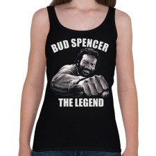 PRINTFASHION Bud Spencer - Női atléta - Fekete női trikó